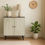 دولاب أحذية متعدد الأغراض 2 باب 4 دور 95x40x80  سم 